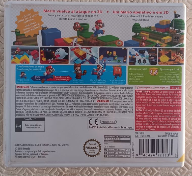 Super Mário 3D Land Nintendo 3DS