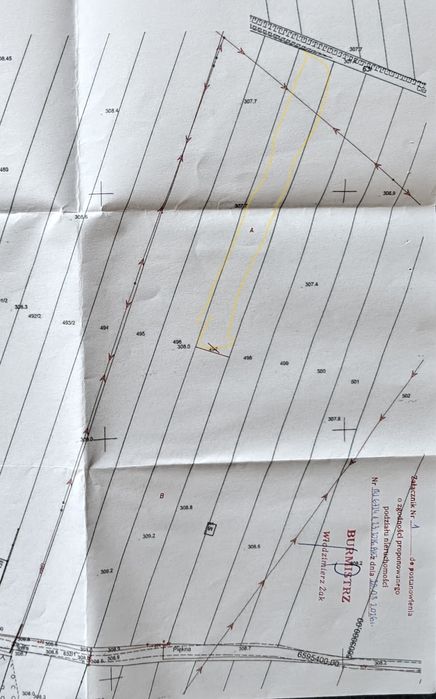 Działka budowlana Myszków Ciszówka ul. Cicha 19 arów