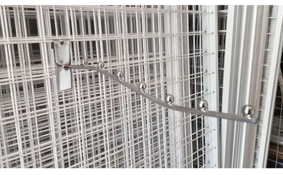 Торгова флейта Кронштейн 7 кульок хромована