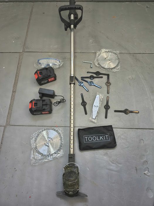 Podkaszarka akumulatorowa wykaszarka kosa ogrodowa aku 21v 4.0ah