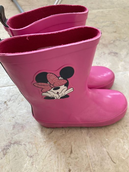 Galochas menina rosa da Minnie 27