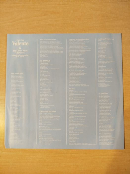 Caterina Valente 86 The Count Basie Orchestra płyta winylowa