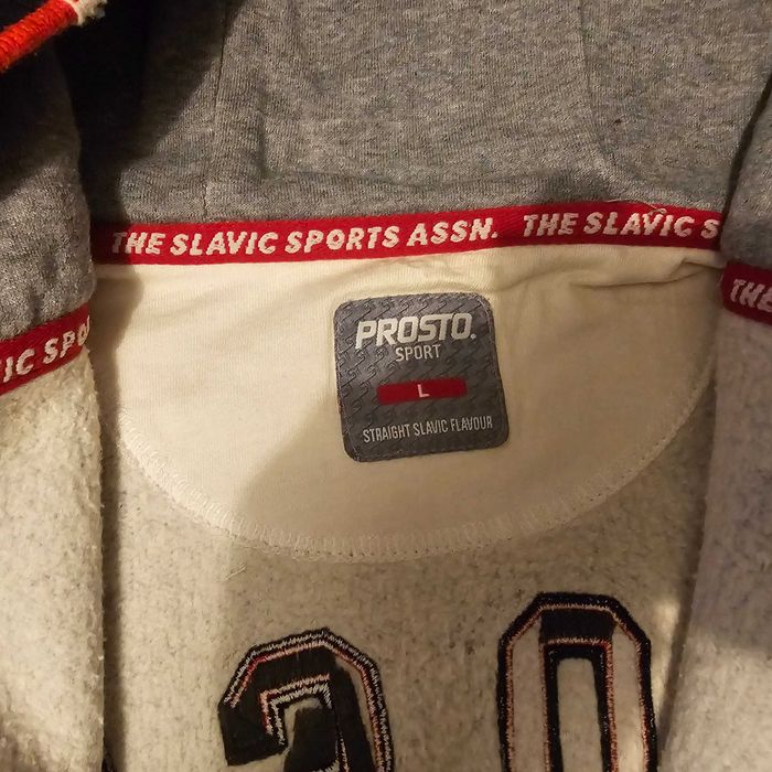 PROSTO. Sport ST Szara bluza z kapturem rozmiar "L"