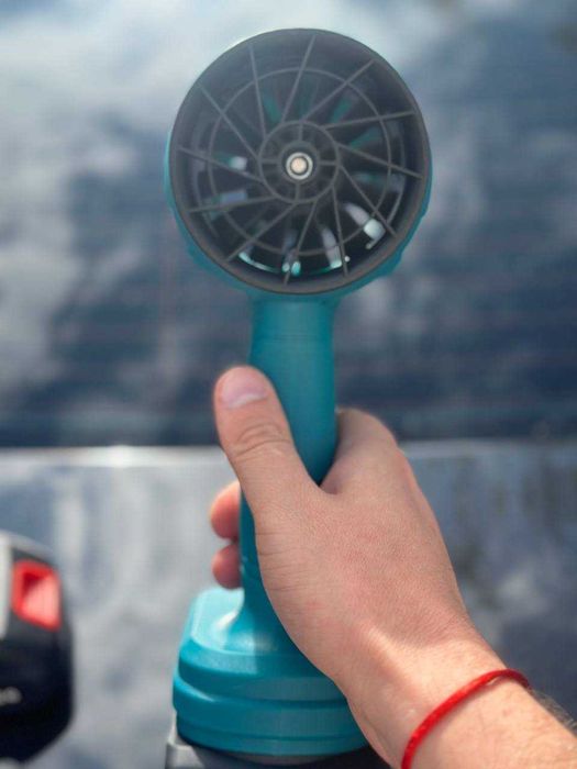 Турбовентилятор акумуляторний для обдува скла. Воздуходувка Турбофен