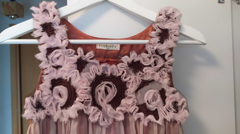 Vestido de festa degradé