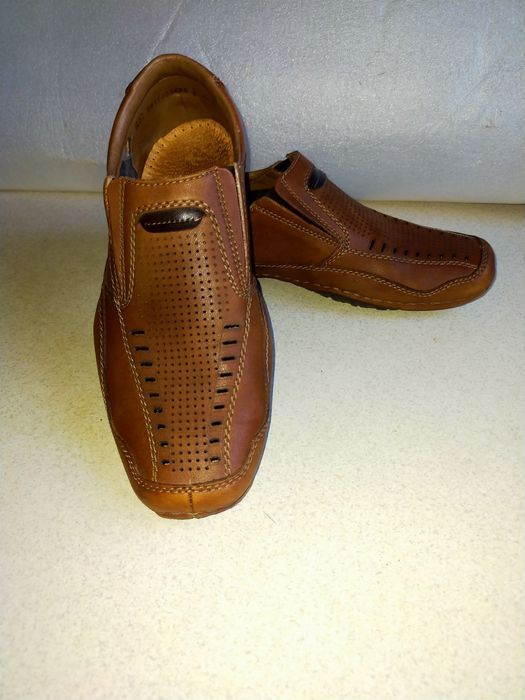 Buty mokasyny Rieker 40 skórzane jak nowe