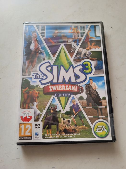 PC DVD The Sims 3 dodatek zwierzaki
