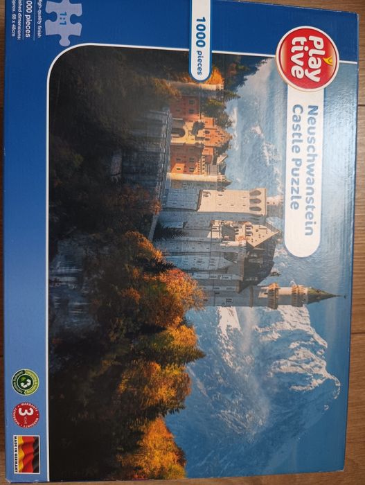 Puzzle 1000 elementów zamek Neushwanstein Castle