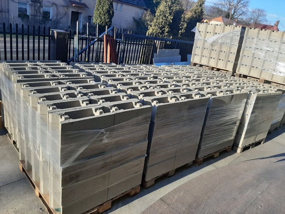 Bloczki szalunkowe, ogrodzeniowe, bloczki betonowe, pustaki