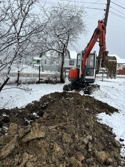 Послуги ескаваторів -міні і великих колісних