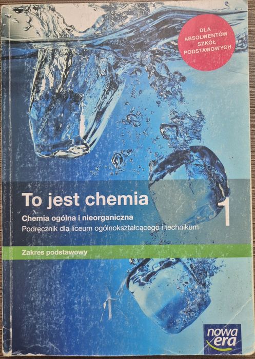 Podręcznik chemia 1