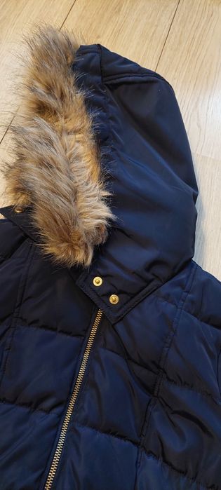 Kurtka ciążowa zimowa H&M Mama, rozmiar S, kolor granatowy