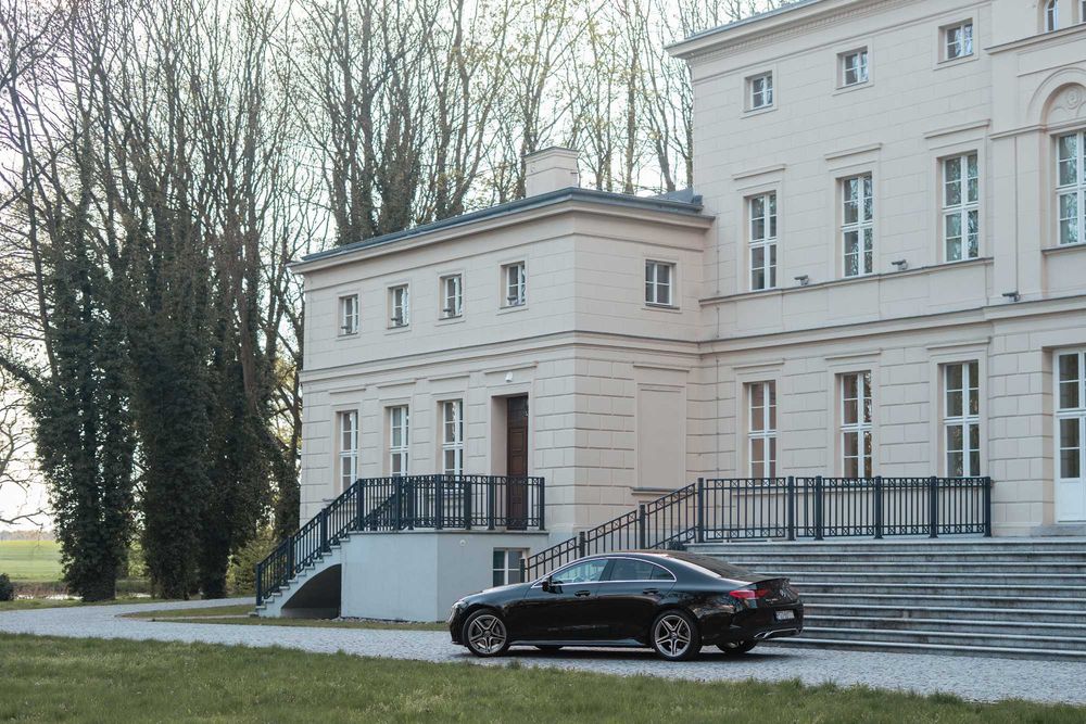 Auto do ślubu/wesela Piękny Mercedes CLS