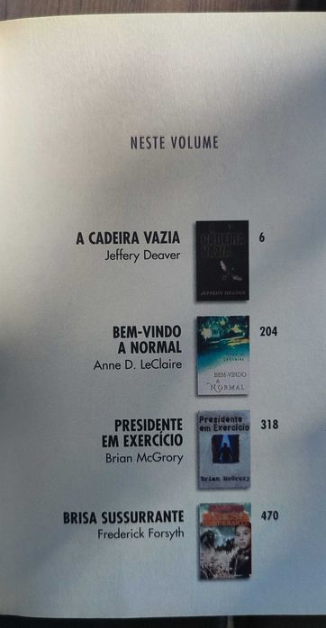 3 Livros com 4 histórias compactas da Reader's Digest