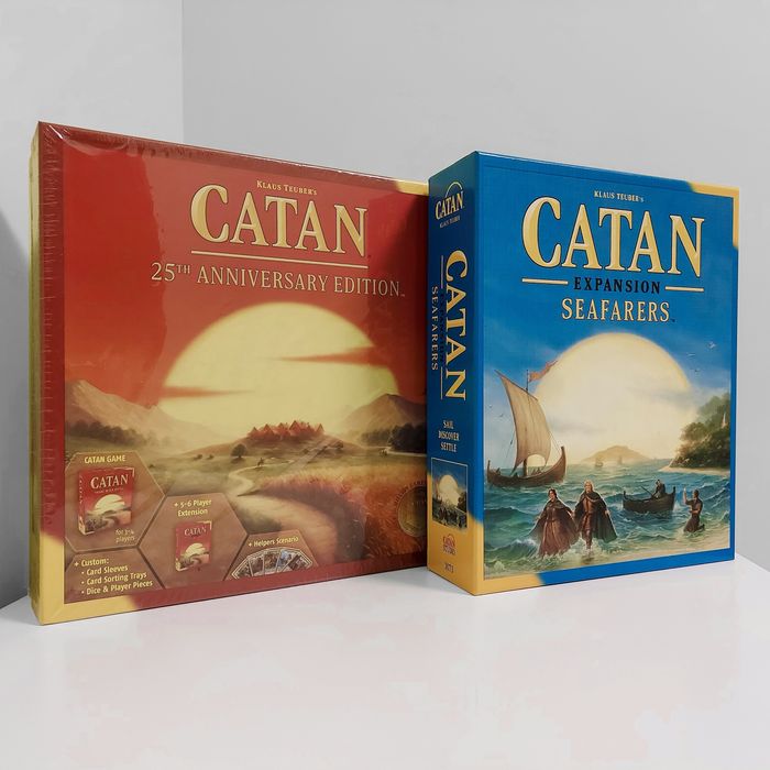 УКРАЇНСЬКОЮ! Catan Колонізатори Ювілейні! + картки та правила УКР!