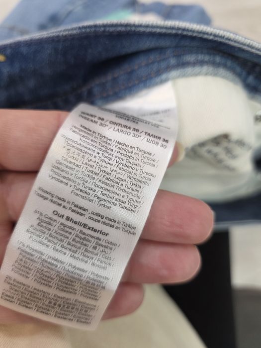 Spodnie jeans męskie pepe jeans wiser wash stanley taper XL