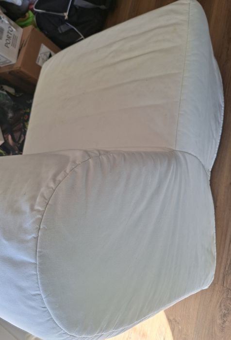 Sofá cama individual com capa