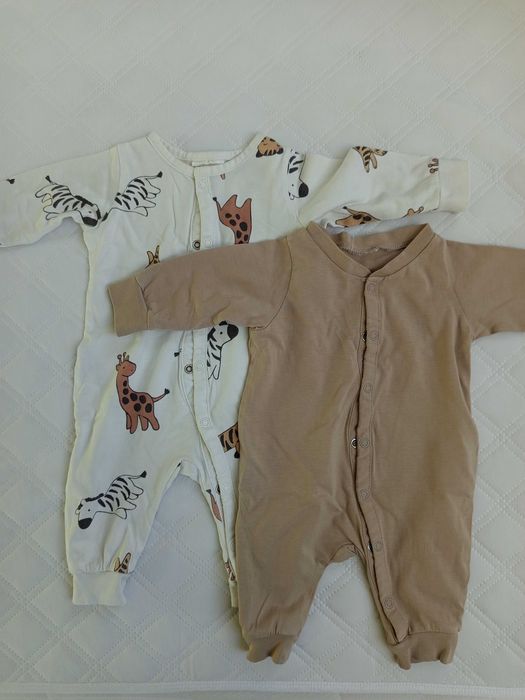Piżamki niemowlęce H&M 56