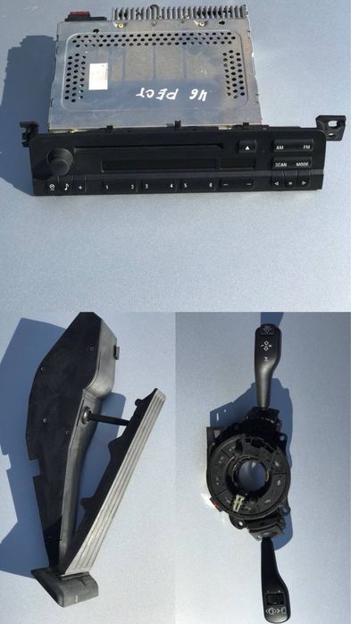 ‼️Педаль,блок света,климат,шлейф,магнитофон,пластик BMW E46 Е36 Е34 ‼️