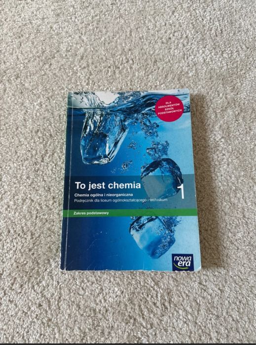 Podręcznik to jest chemia 1 zakres podstawowy