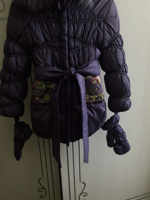 Зимова курточка+рукавички 1,5-2роки