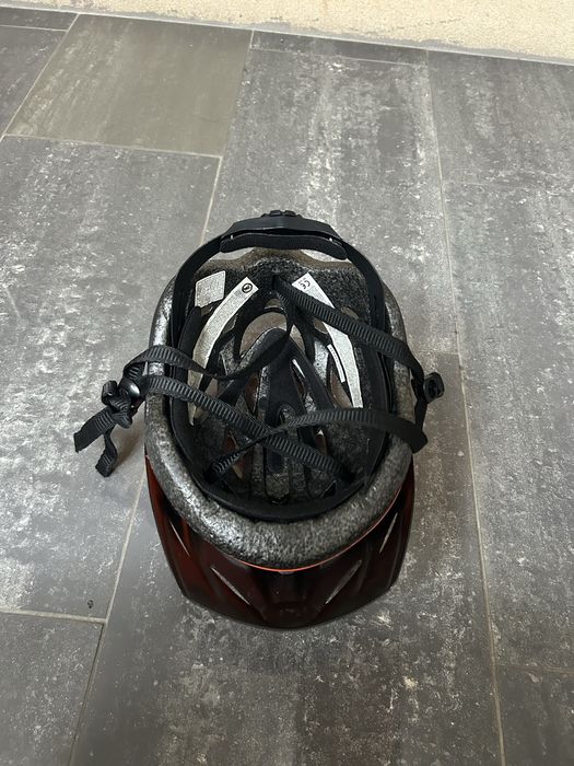 Berg cycles sportcross capacete laranja