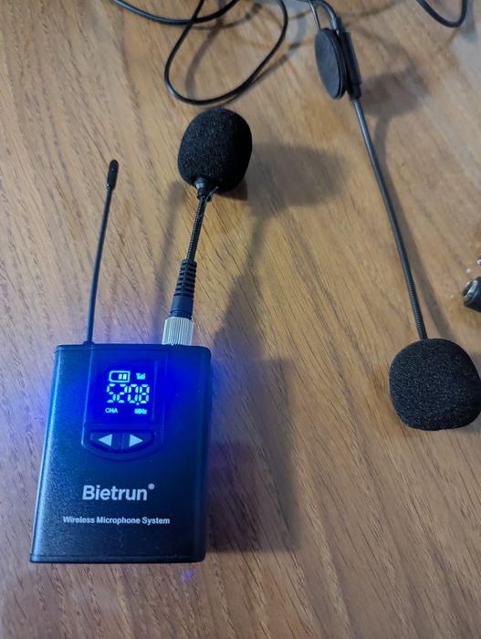 BIETRUN zestaw mikrofonów system Madonna komplet