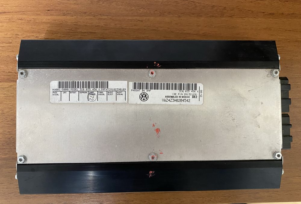 Підсилювач звуку Volkswagen Passat B6 3C0 035 456 K