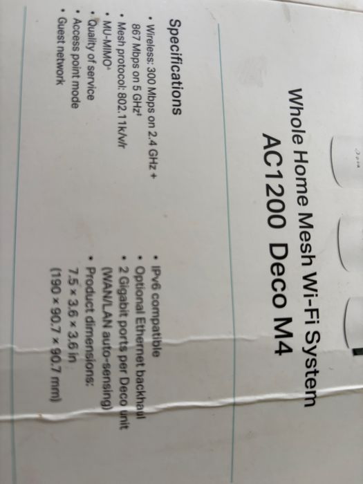Tp-Link AC 1200 Deco M4 3 Torres