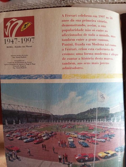 Ferrari official panini 1997