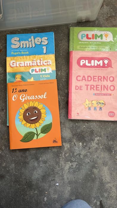 Varios livros escolares