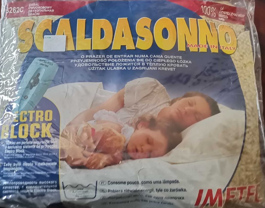 Cobertura elétrica para cama, marca IMETEC, 150x140 cm
