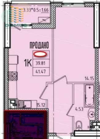 Продам 1 комн в ЖК Эллада! Невысокий этаж. Аркадия / Генуэзская!