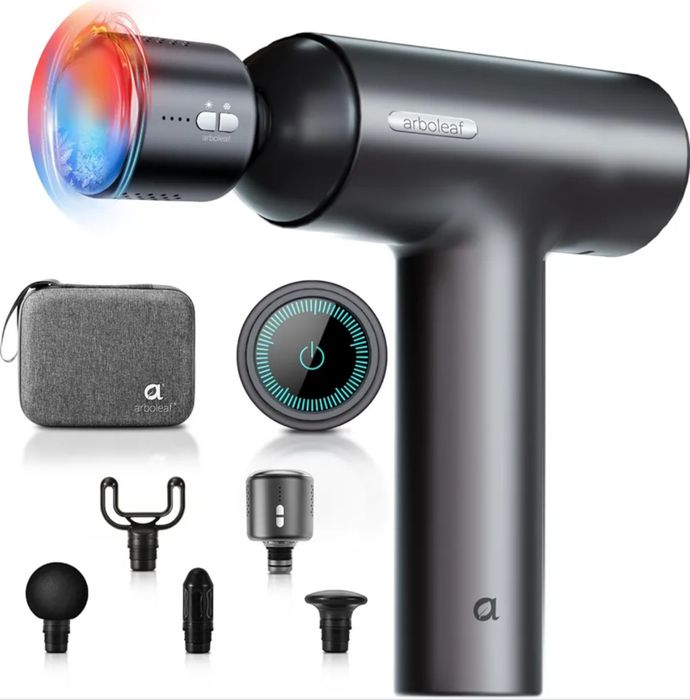 Pistolet do masażu z funkcją ciepło/zimno