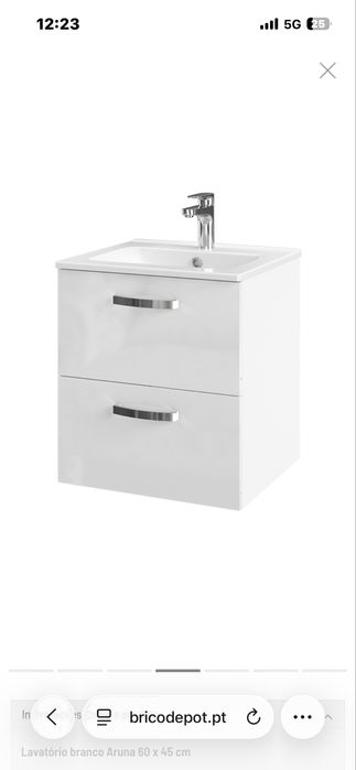 Conjunto Casa de banho pia + movel ARUNA