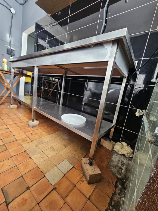 Стіл нержавійка, мийка