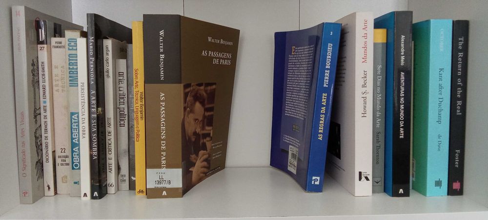 Livros (+ de 300) de arte, estética, filosofia, imagem e pensamento