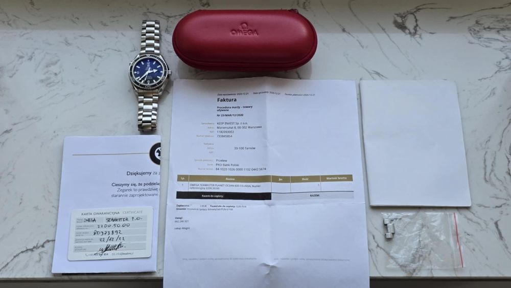Zegarek Omega Seamaster Planet Ocean 600M OKAZJA