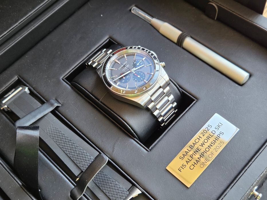 Longines Conquest Ski Edition 42mm Full set Chronograf Breitling Limites Omega