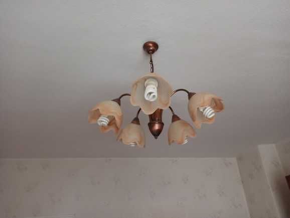 Lampa sufitowa miedziana klasyczna