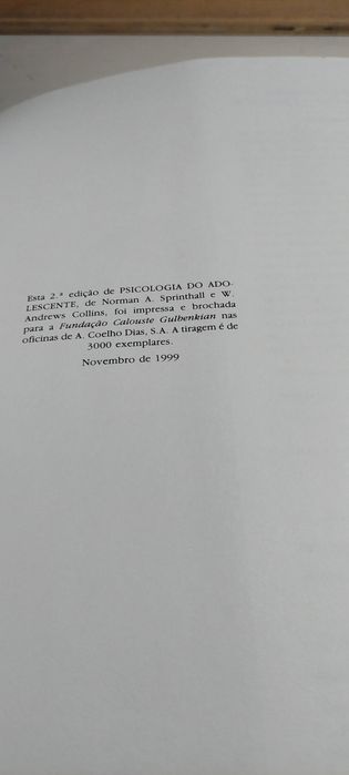 Psicologia do Adolescente - Norman A. Sprinthall, W. Andrews Collins