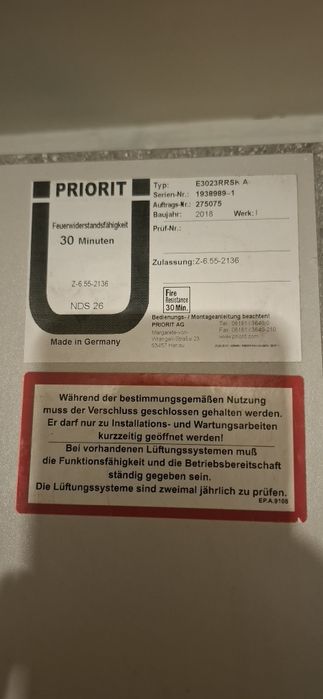 Drzwi ognioodporne