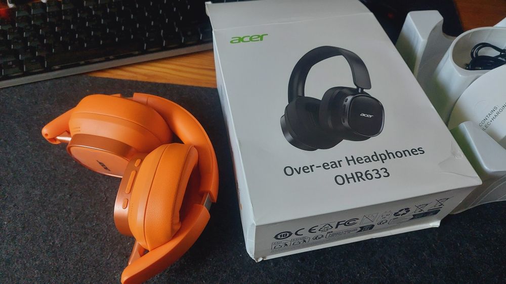 Бездротові Bluetooth навушники Acer OHR633 ,активний шумодав,  глибокий бас, відповідь на дзвінки, довга автономність
