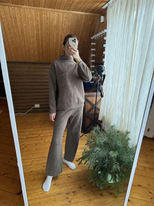 Шерстяний теплий костюм, розмір с