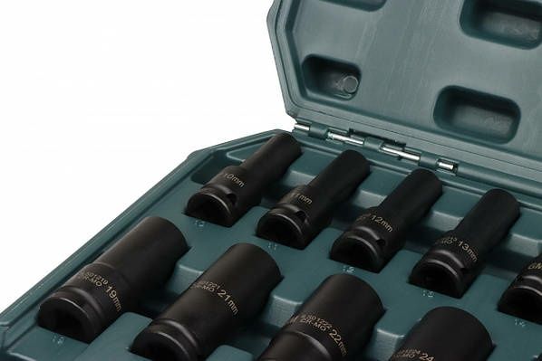 Набір ударних головок Gut Mechanic 1/2” 10–32 мм Германия L-78MM 13 ШТ