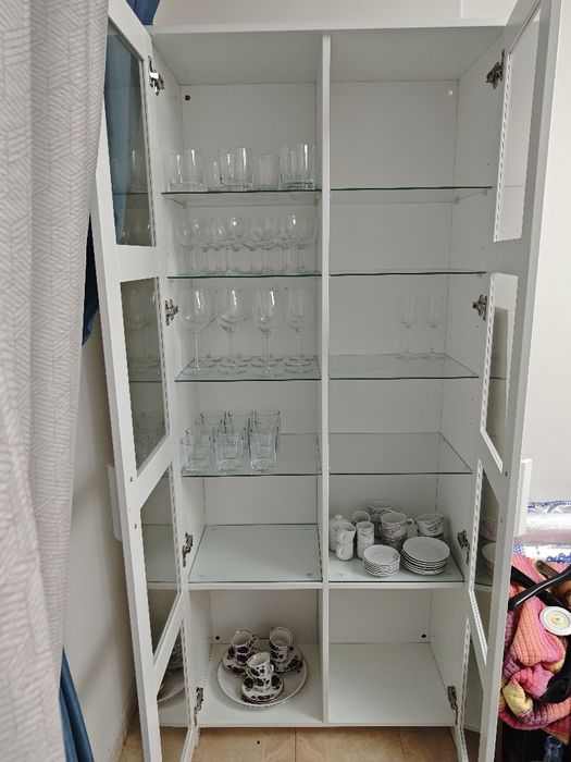 Estante Cristaleira Branca