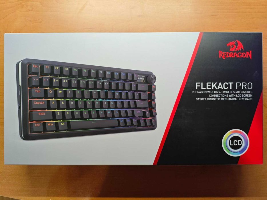 Клавіатура Механічна Redragon Flekact Pro K708-RGB-PRO Бездротова 75%