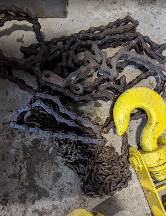 Лебідка ручна, таль, підйомний механізм