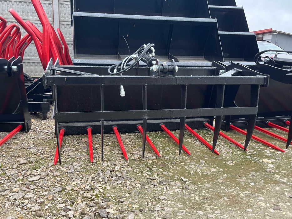 Krokodyl obornika do ładowacza 120cm / 140cm Euro-Ramka łyżko-Krokodyl