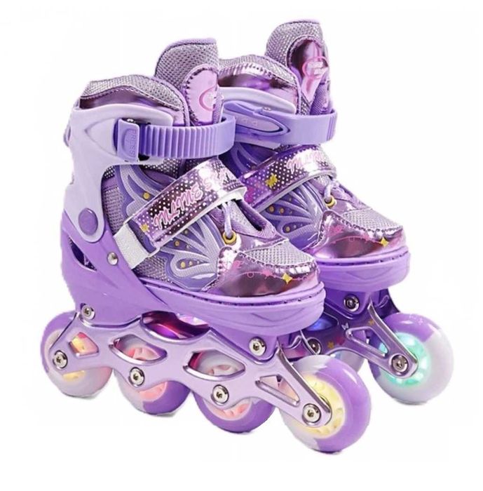 Роликові ковзани розсувні р 27-30,29-33,34-38 з шоломом і захистом